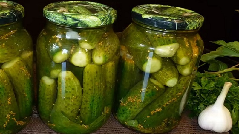 The best recipes for cooking cucumbers with mustard for the winter in jars in a cold way