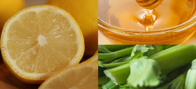 Useful properties of a medicinal mixture based on honey, lemon and celery root