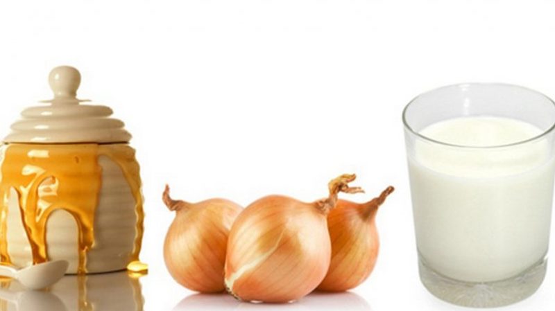 Does milk with onions help cough and how to use it correctly