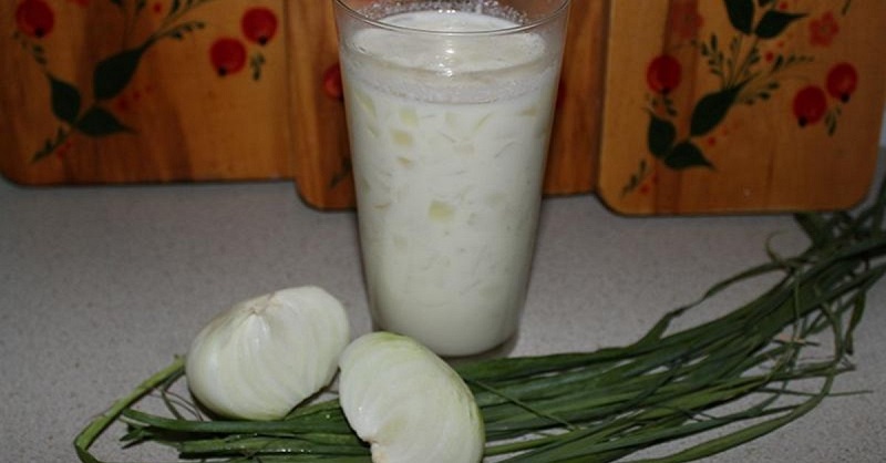 Does milk with onions help cough and how to use it correctly