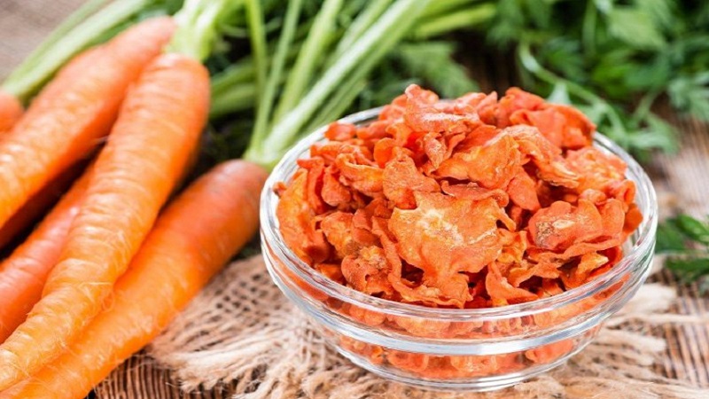 Different ways to dry carrots at home for the winter