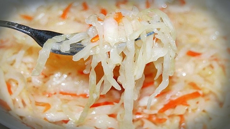 Cooking technology and the best recipes for sauerkraut with sugar