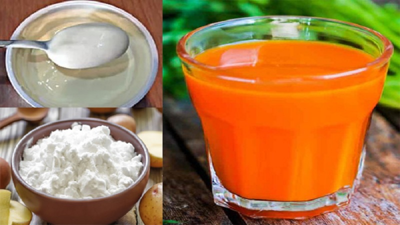 How much starch is in carrots