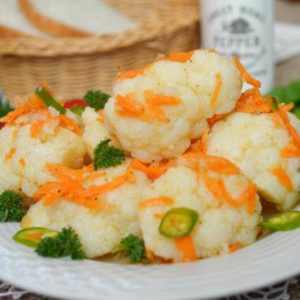 How to prepare Korean cauliflower for the winter: a classic recipe and its variations
