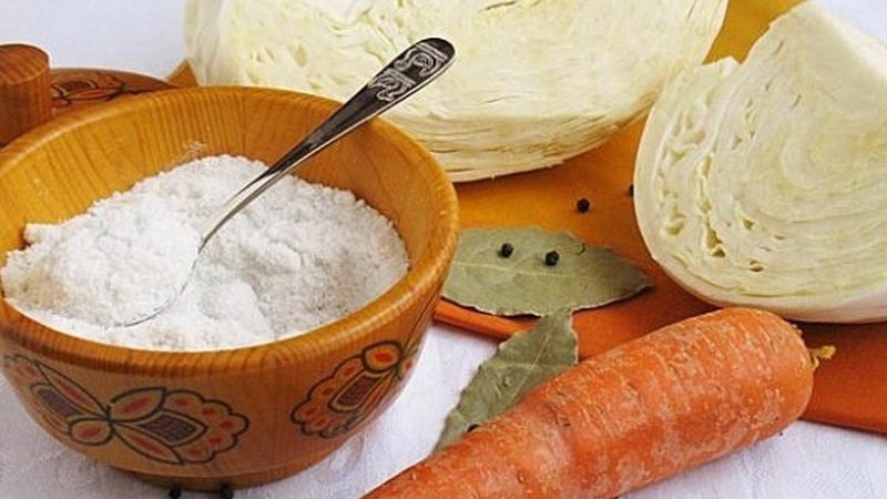 How to calculate how much salt is needed for 1 kg of cabbage for pickling