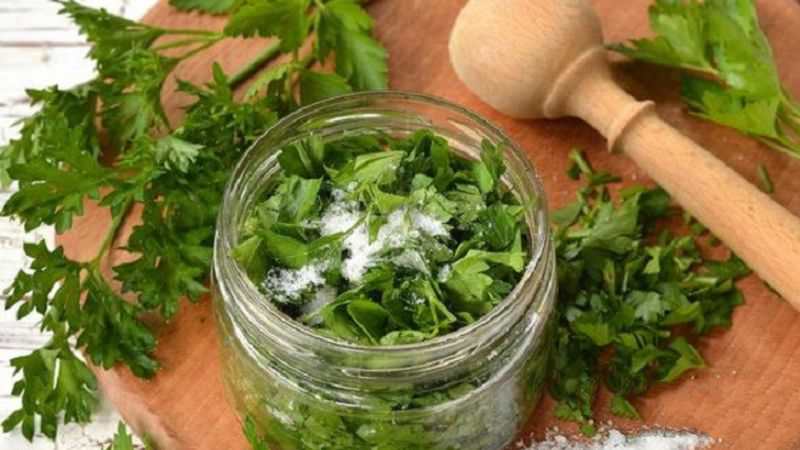 Best recommendations on how to prepare parsley for the winter and preserve the flavor