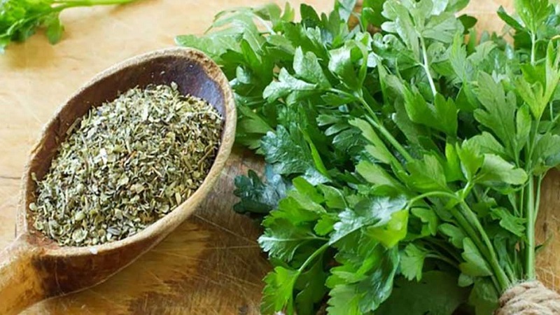How to make parsley as a diuretic