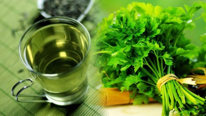 How to make parsley as a diuretic
