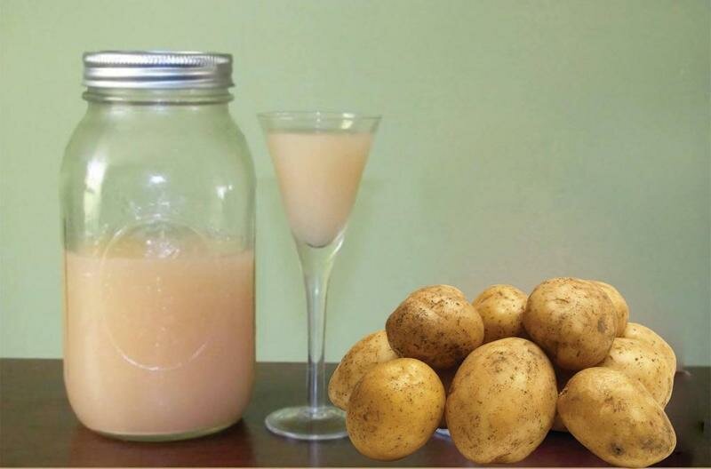 How to take potato juice for heartburn