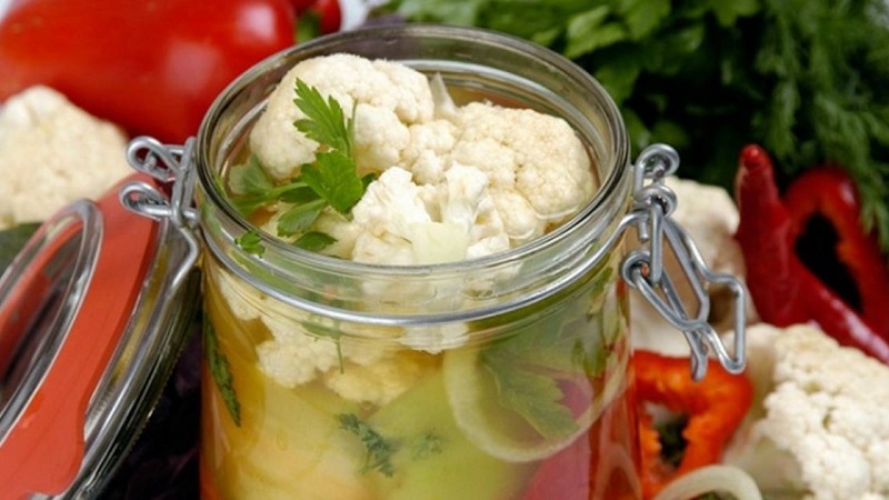 The best recipes for spicy cauliflower for the winter