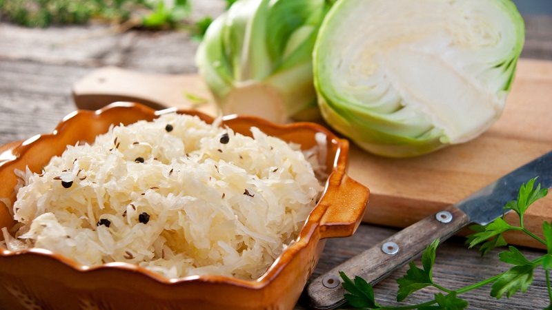 In what dish is it best to salt cabbage