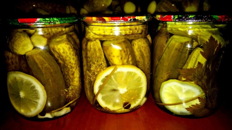 Recipes for delicious preparations of cucumbers with lemon for the winter in liter jars
