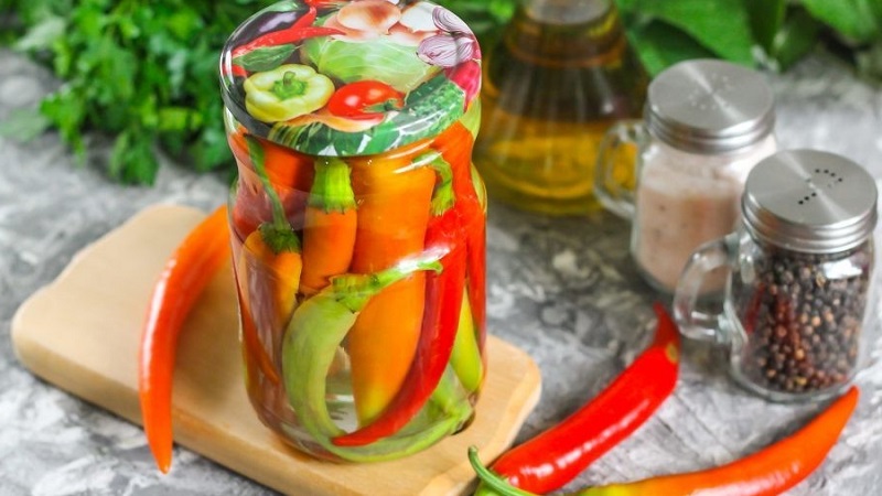 Bitter pepper for the winter - lick your fingers: recipes with photos and step-by-step instructions for cooking