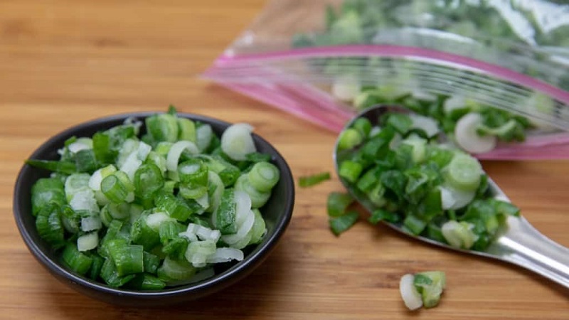 We prepare greens for the winter: is it possible to freeze green onions and how to do it correctly