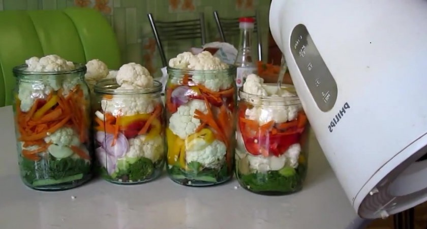 Cauliflower for the winter - you will lick your fingers (pickling and salting recipes)