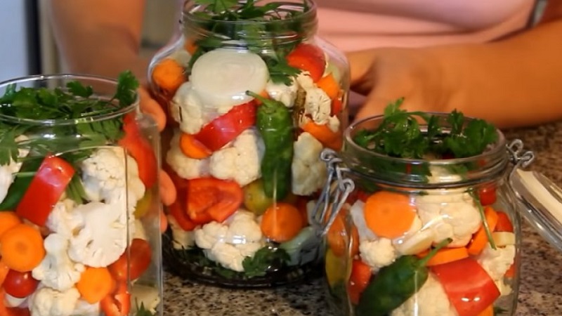 Cauliflower for the winter - you will lick your fingers (pickling and salting recipes)