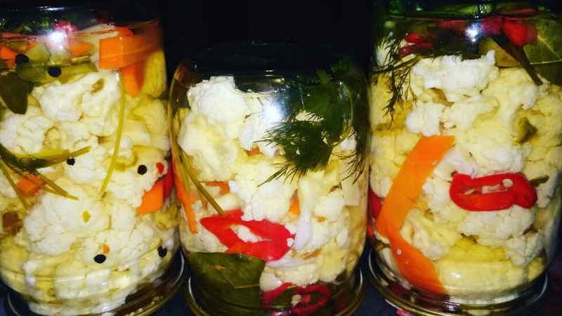 Cauliflower for the winter - you will lick your fingers (pickling and salting recipes)