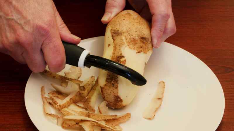What is the convenience of manual potato peelers