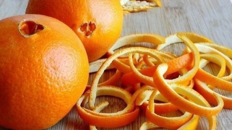 Why is orange peel useful for the human body