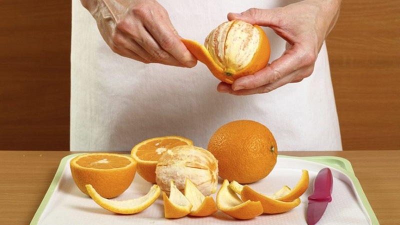 Why is orange peel useful for the human body