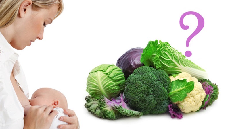Can broccoli be added to the diet while breastfeeding?