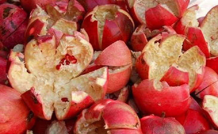 Useful properties of pomegranate peels and how to use them
