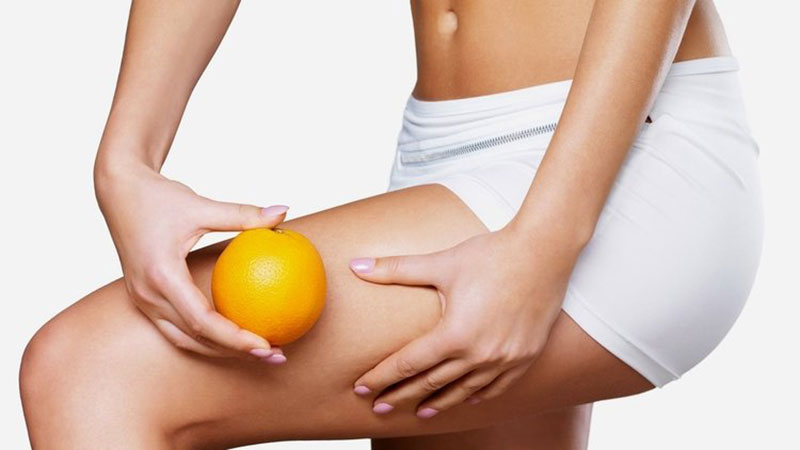 Woman and oranges - benefit and harm