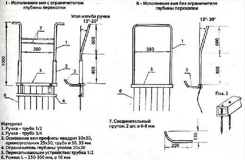 The advantages of a manual potato digger and how to do it yourself