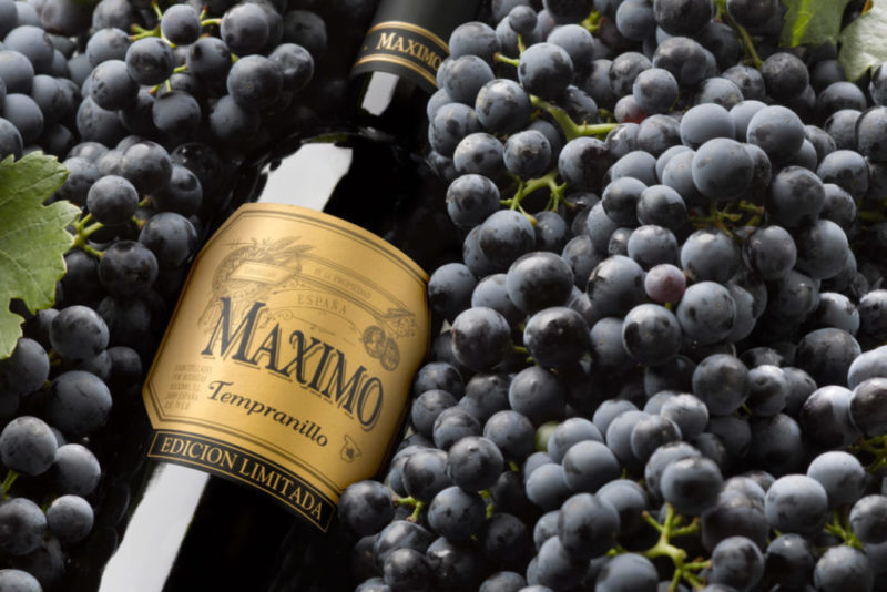 Famous low-calorie Tempranillo grape