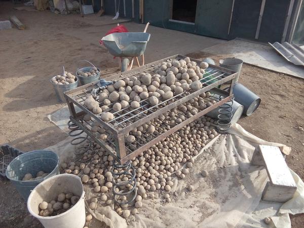 Device for sorting potatoes and how to make it yourself