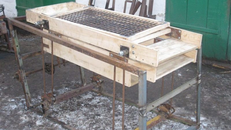 Device for sorting potatoes and how to make it yourself